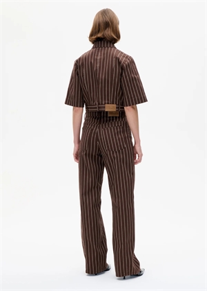 Majsa jakke Creme Brown Pinstripe Baum Und Pferdgarten 
